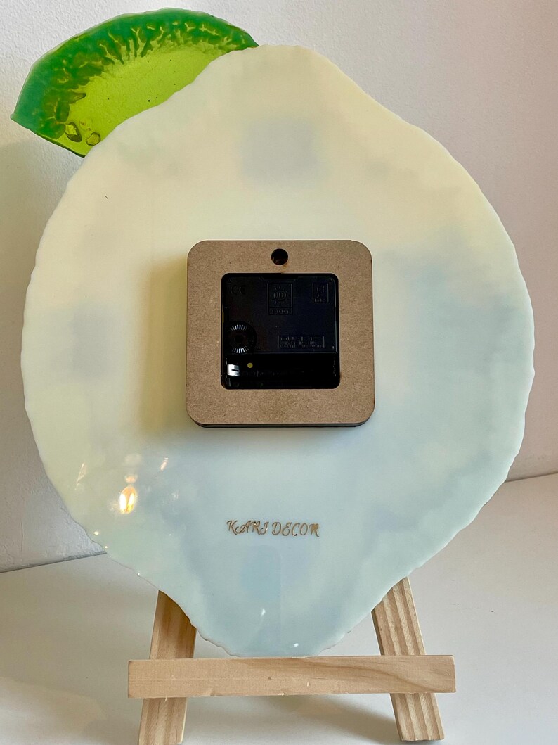 Back side of Lemon wall clock