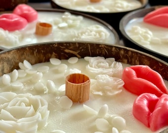 Natural Coconut Shell Candle - Eco-conscious Gift