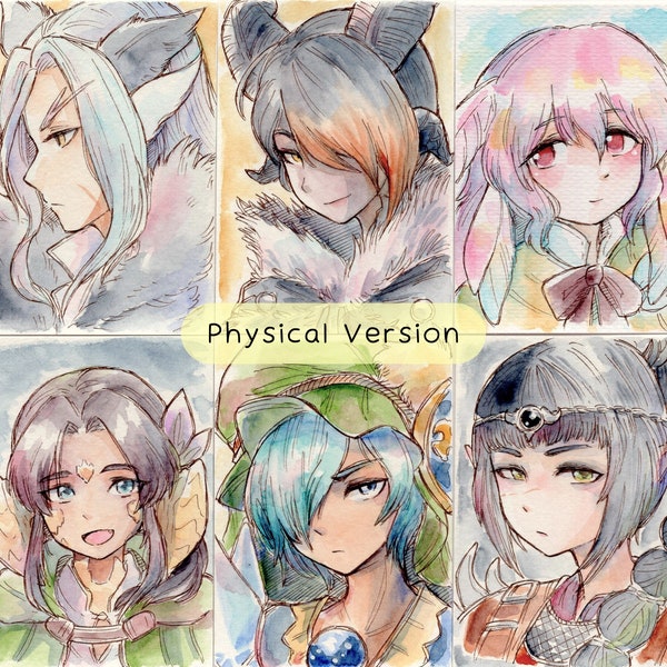 Surprise Me! Quick Watercolor Commissions (Physical Version)