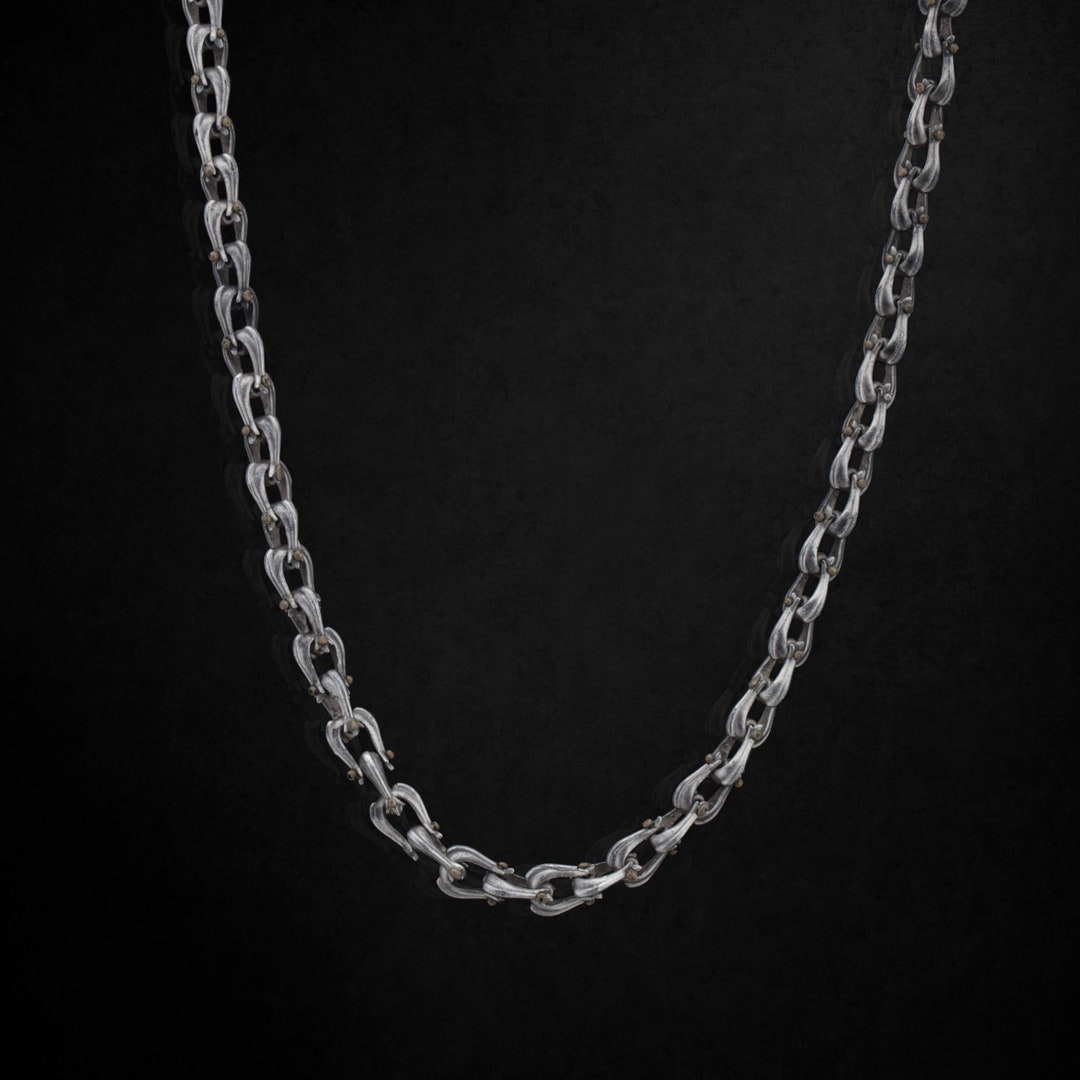 ★BLACKPURPLE★ Naming Chain NecklaceSilver 61iH7uM9JiL._SY300_QL30_.jpg