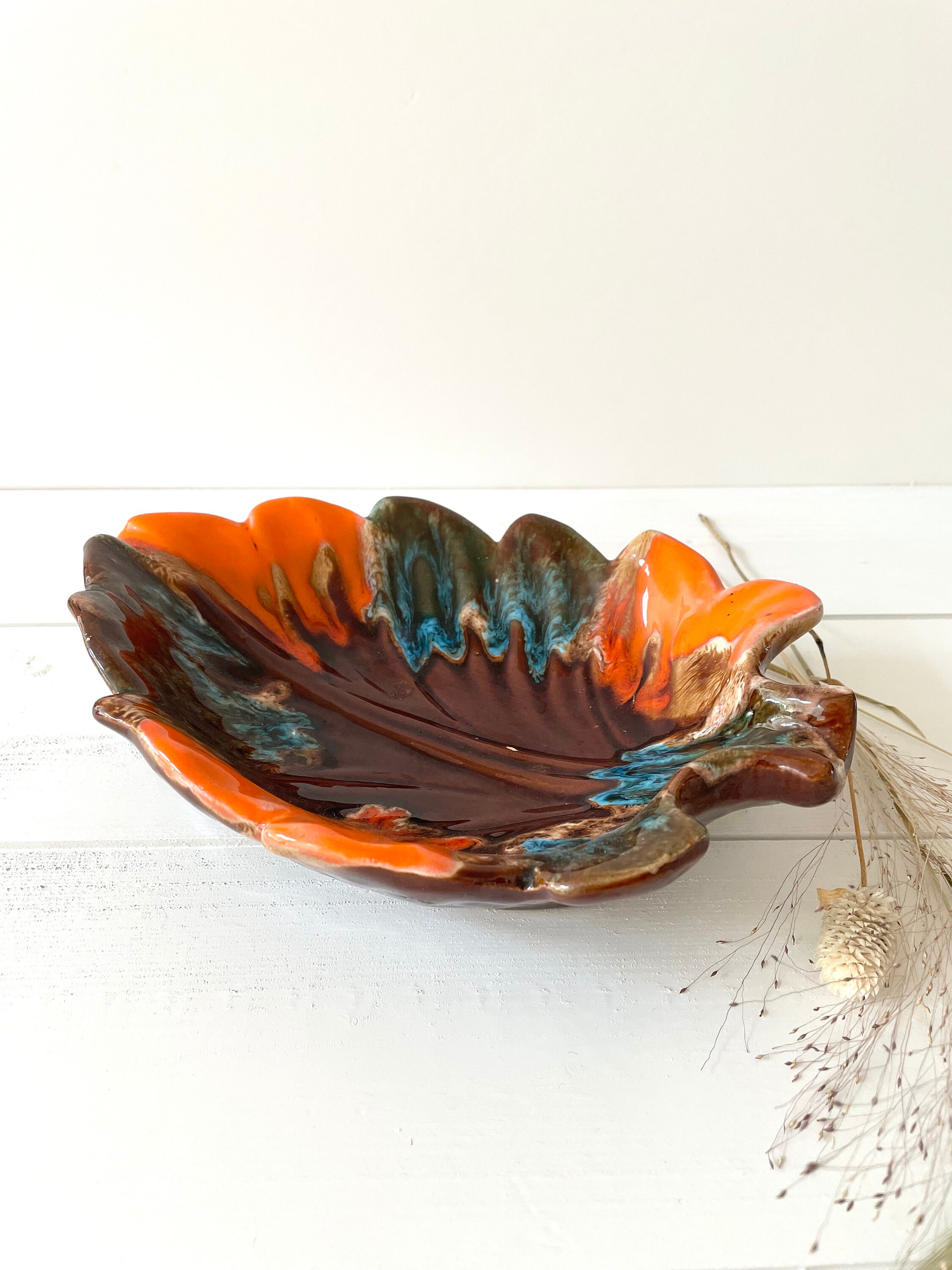 Vide-Poches Vintage en Céramique Dans Le Style de Vallauris