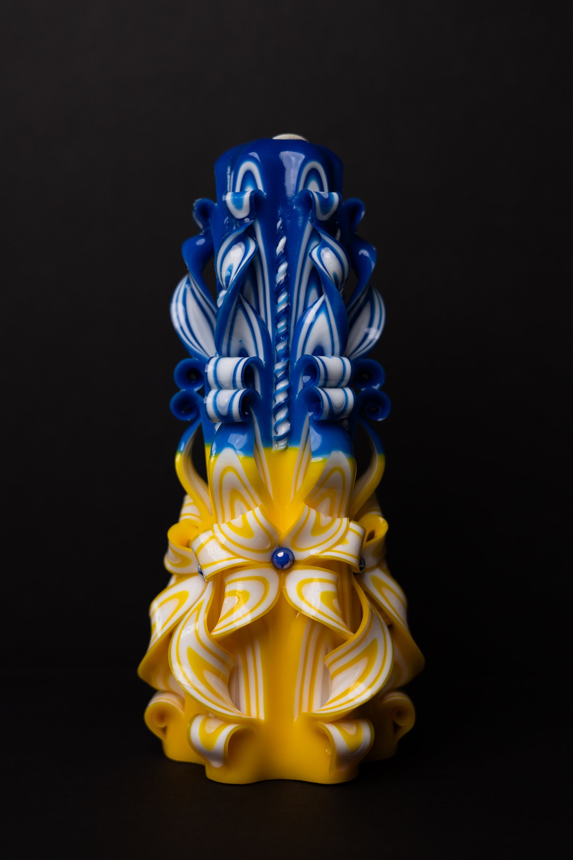 Ukrainian Candle Carved Christmas Gifts Etsy