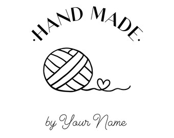 Custom Handmade Packaging Sticker – Personalized Maker Label (2 Inch Round)