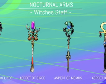 Nocturnal Arms ~ Witches Staff ~ Monthly Preorders