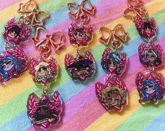 Hearts Foraged Dangle Charms ~ Monthly Preorders