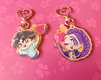 Kpop Demon Hunters ~ Rujinu Cuties ~ Rainbow Acrylic Charms