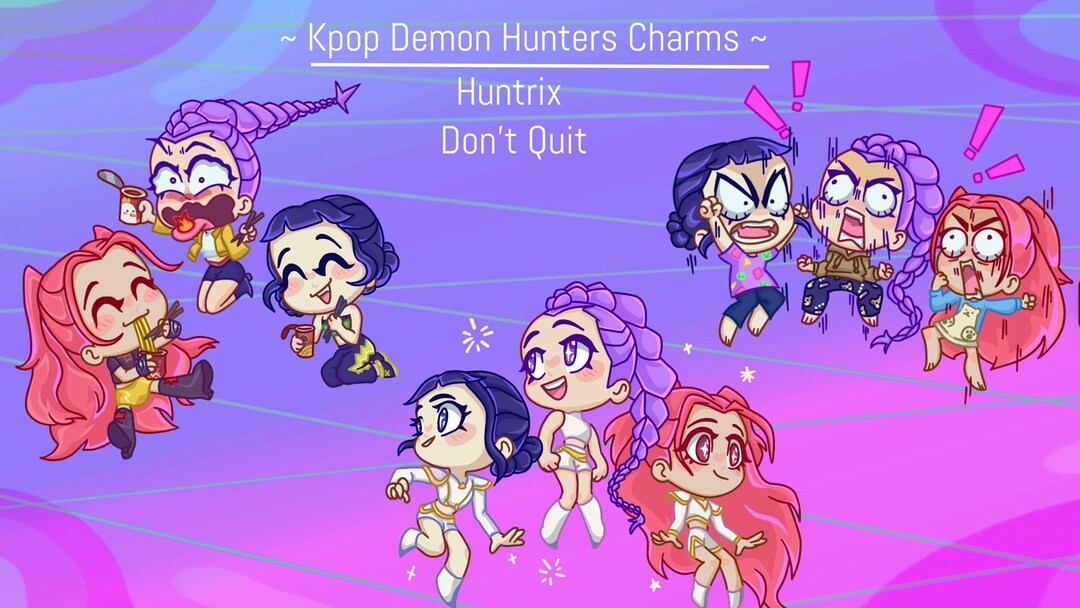 kpop-demon-hunters-huntrix-don-t-quit-rainbow-acrylic-charms-etsy-uk