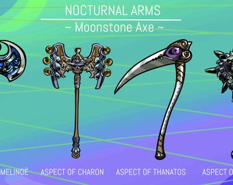 Nocturnal Arms ~ Moonstone Axe ~ Monthly Preorders