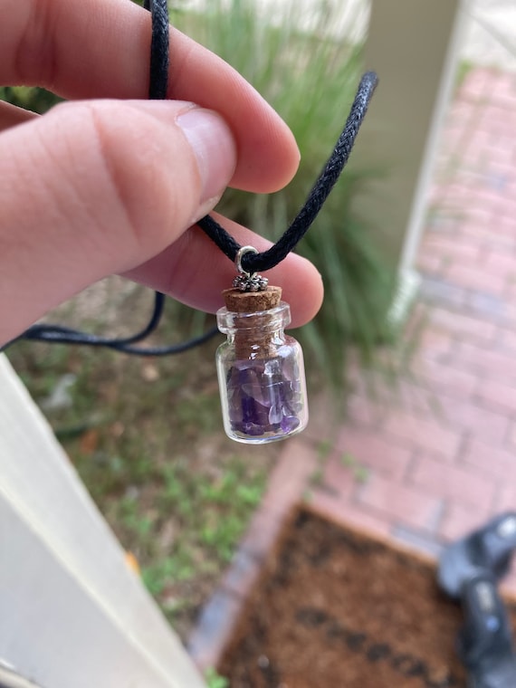 Wish bottle hotsell necklace
