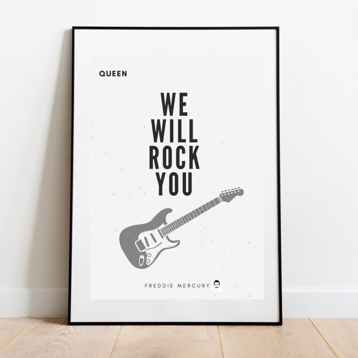 We Will Rock You Printable wall art Home decor Digital | Etsy