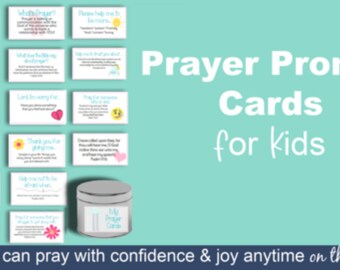 Prayer Prompt Cards for Kids – Printable Christian Learning (PDF)