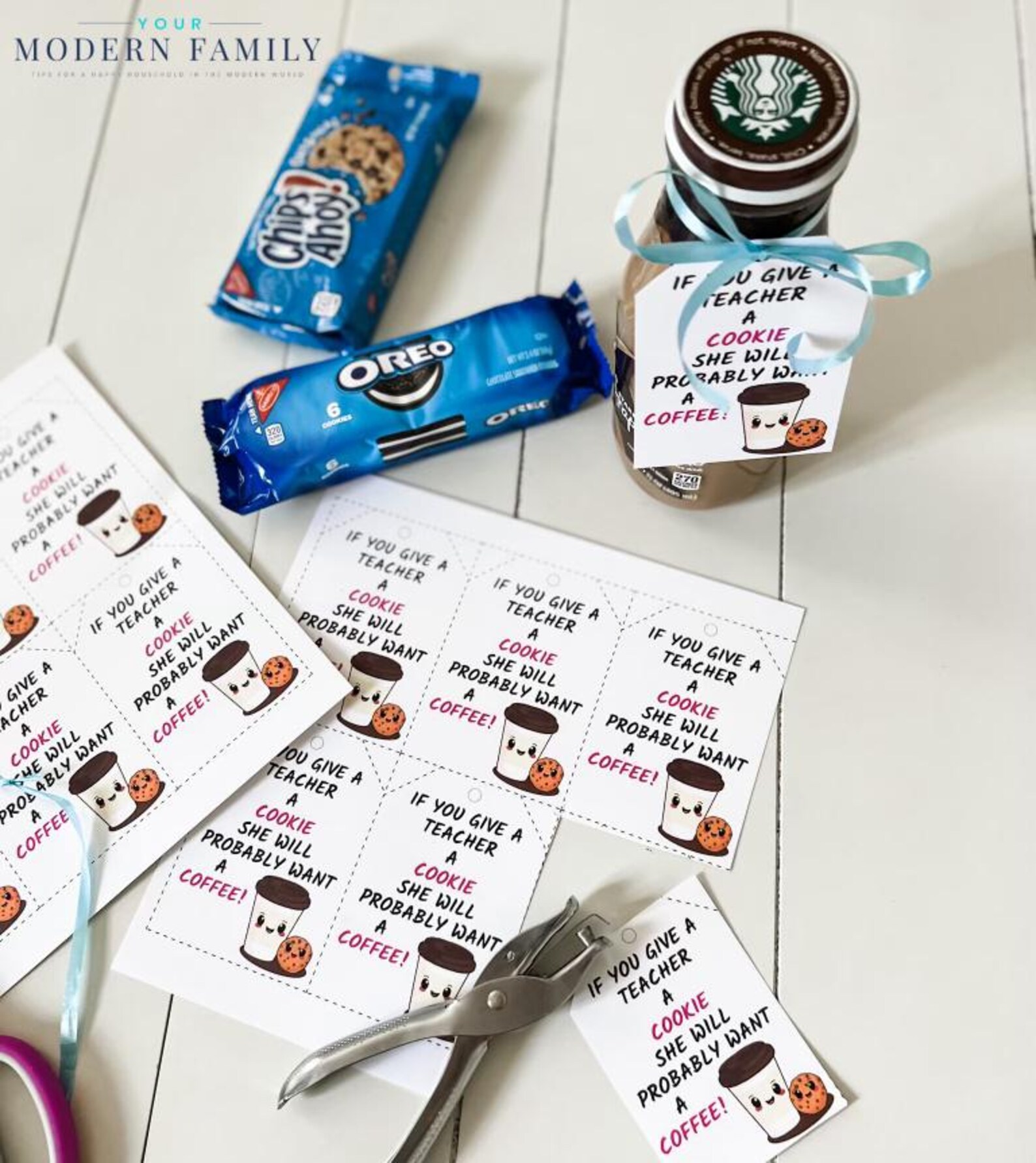 Printable If You Give a Teacher a Cookie She He Will Probably Want Some ...