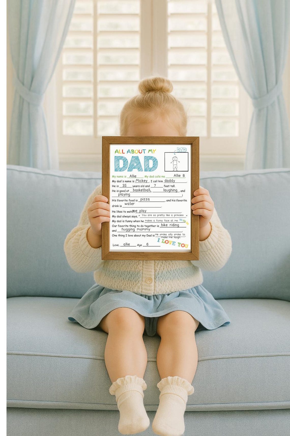 Fathers Day Survey Printable | All About Dad Questionnaire | Kids ...