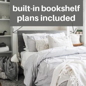 diy built-in bookshelf plans