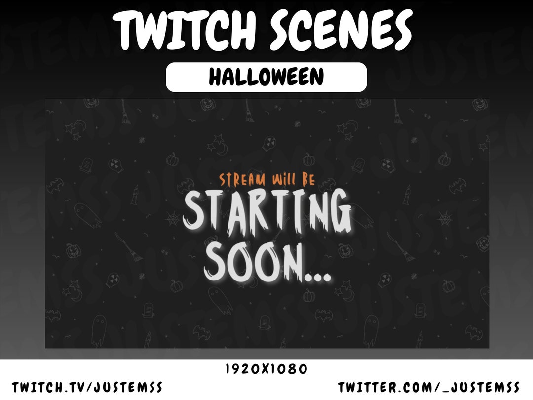 Spooky Animated Halloween Stream Scenes for Twitch Youtube or Etsy