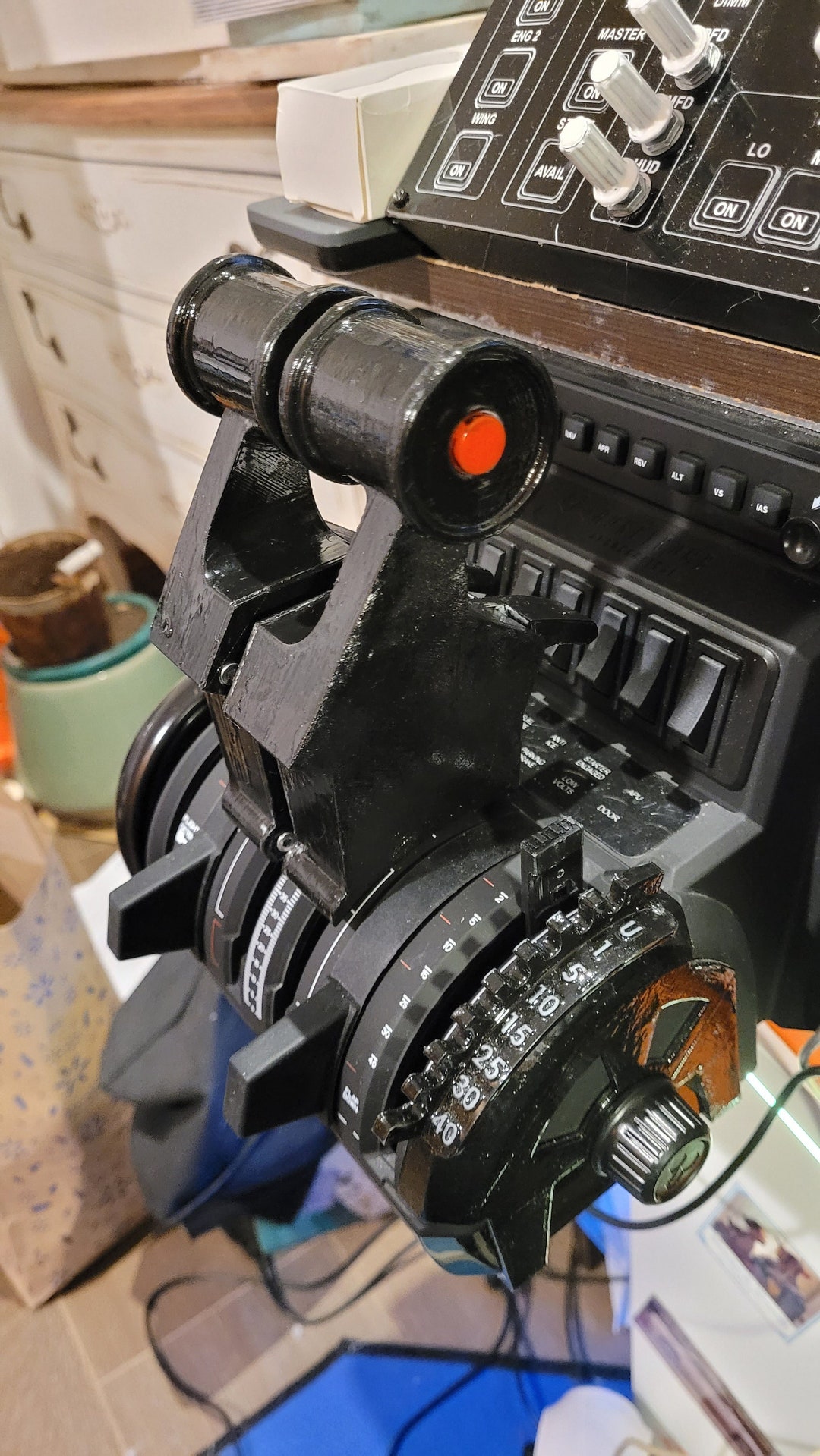 Flight Sim Throttle Lever Airbus A320, With Locking Reverses and