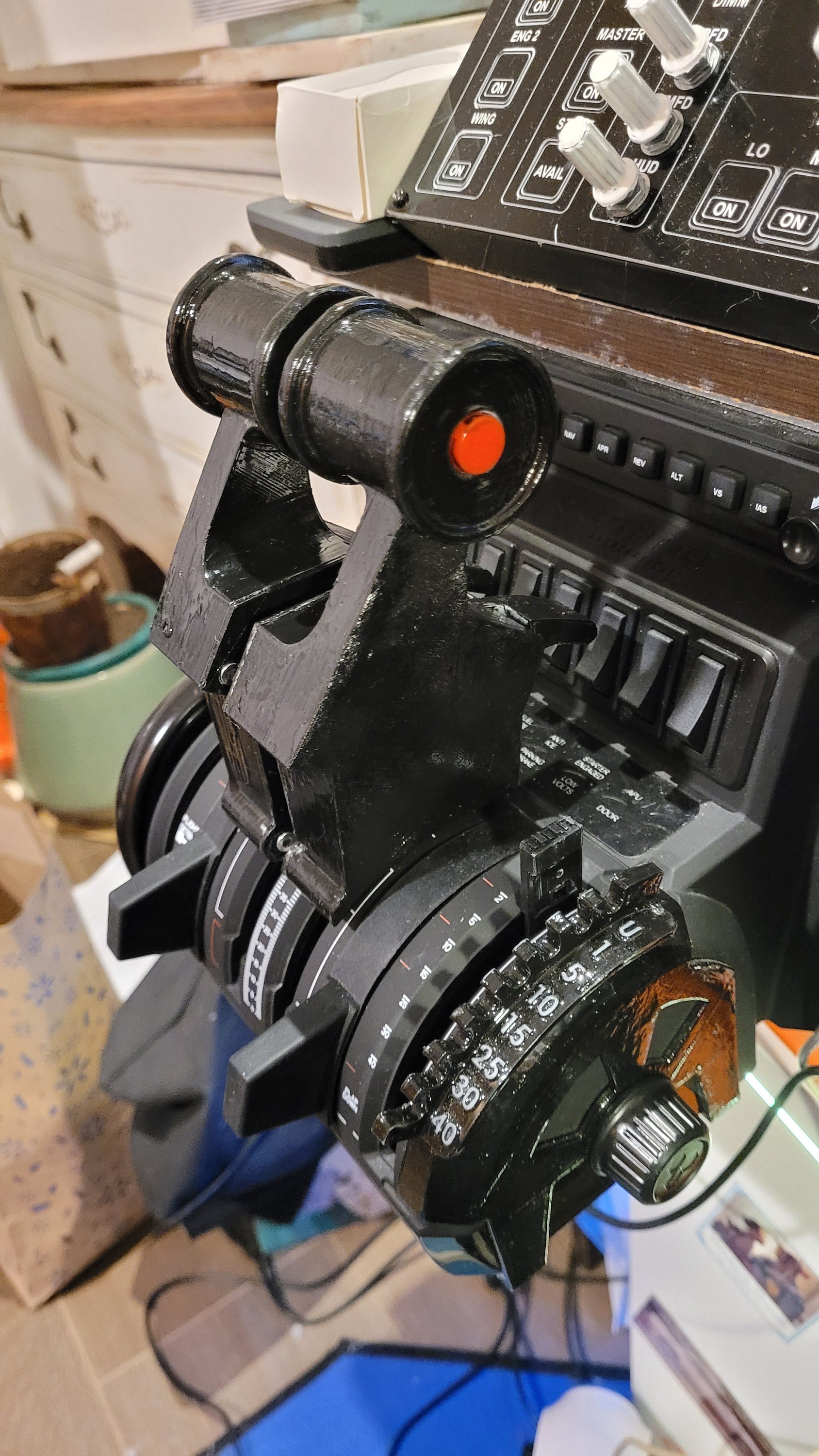 Flight Sim Throttle Lever Airbus A320, With Locking Reverses and