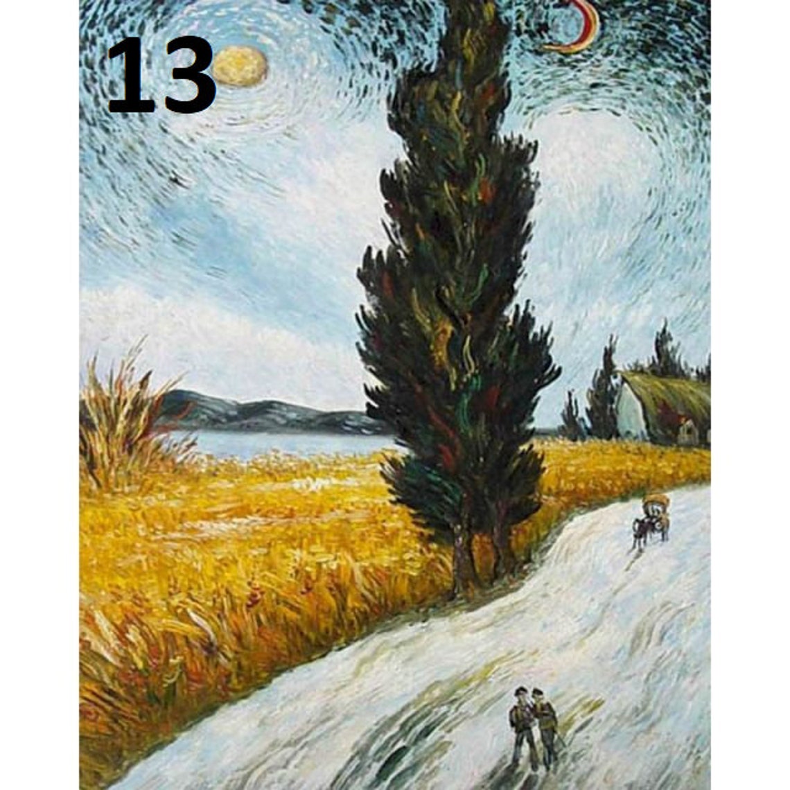 Paint By Numbers Kit Van Gogh Paint by numbers kit paint | Etsy