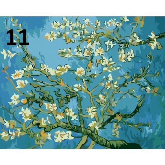 Paint By Numbers Kit Van Gogh Paint by numbers kit paint Etsy