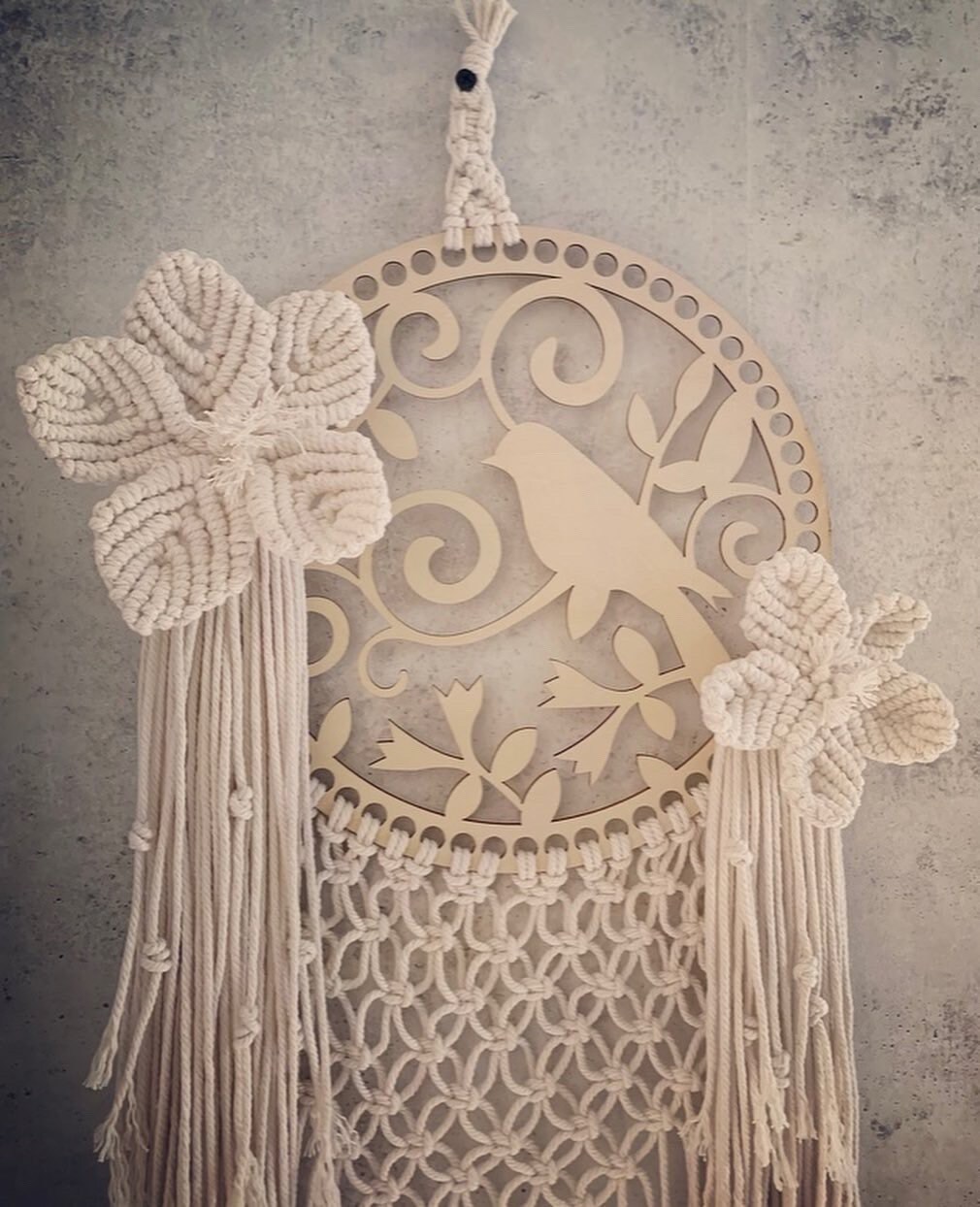 Macramé Bohème Fleurs