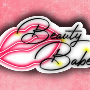 Beauty babe sticker
