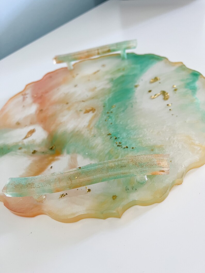 Resin Vanity Tray Etsy