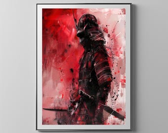 Warrior With Full Armor And A Helmet | Floppy Disk Store Downloadable PRINTABLE Art