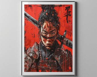 Warrior With Armor | Floppy Disk Store Downloadable PRINTABLE Art