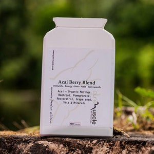 ACAI BERRY SUPPLEMENT 100 Capsules - Organic Supplements