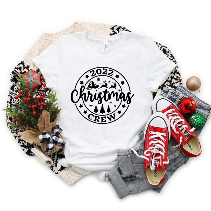 Christmas 2022 Crew, Christmas Shirt, Christmas Family Matching Shirts, Family Christmas 2023 Shirt, Matching Christmas Family Shirts