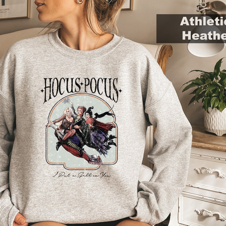 Hocus Pocus Sweatshirt, Sanderson Sisters Shirt, Vintage Halloween Shirt, Fall Sweatshirt, 2023 Halloween Party, Happy Halloween Crewneck