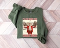 Trump I'll Be Home for Christmas Sweatshirt, Humorous Trump Christmas Shir, Christmas Republican Sweater, Christmas Santa Trump Shirt