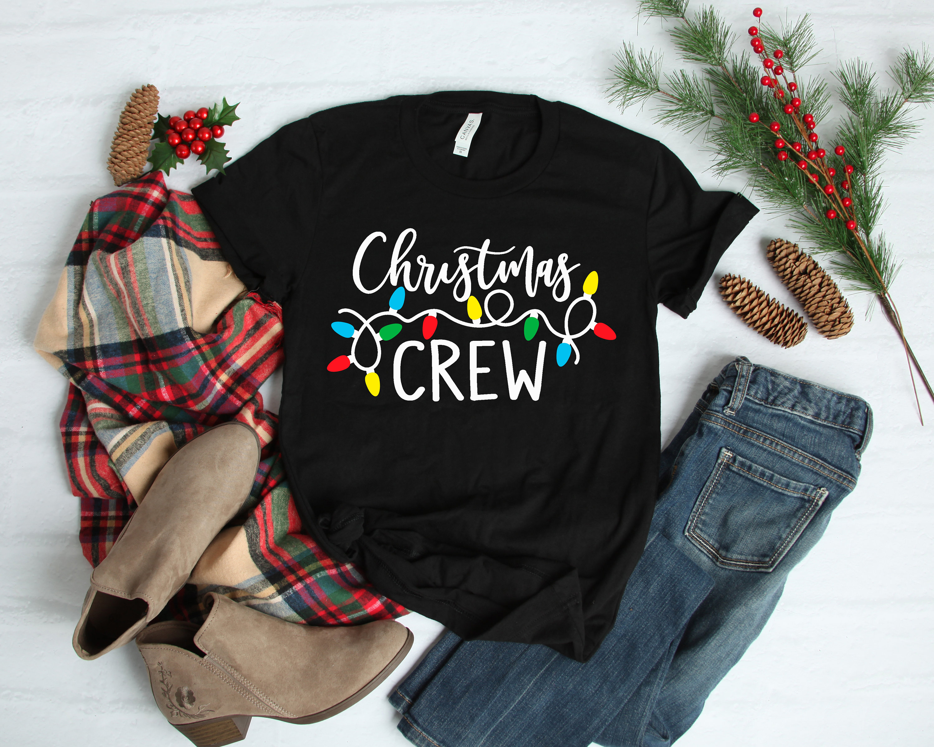 Christmas Crew Shirts Matching Christmas Shirt Christmas Etsy