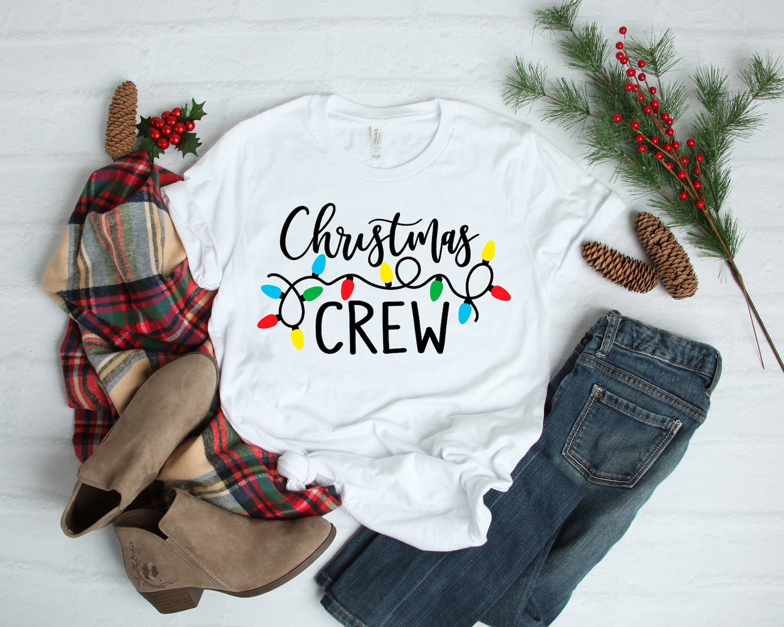 Christmas Crew Shirts Matching Christmas Shirt Christmas Etsy