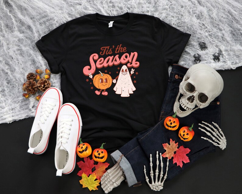 Tis the Season Halloween T-shirt Halloween Shirt Vintage - Etsy