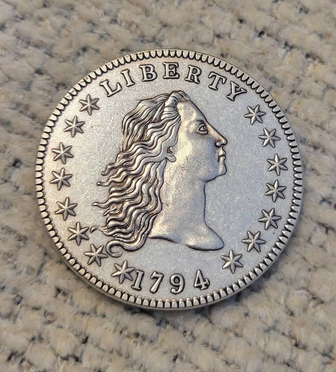 1794 Flowing Hair Silver Dollar Commemorative Coin Etsy