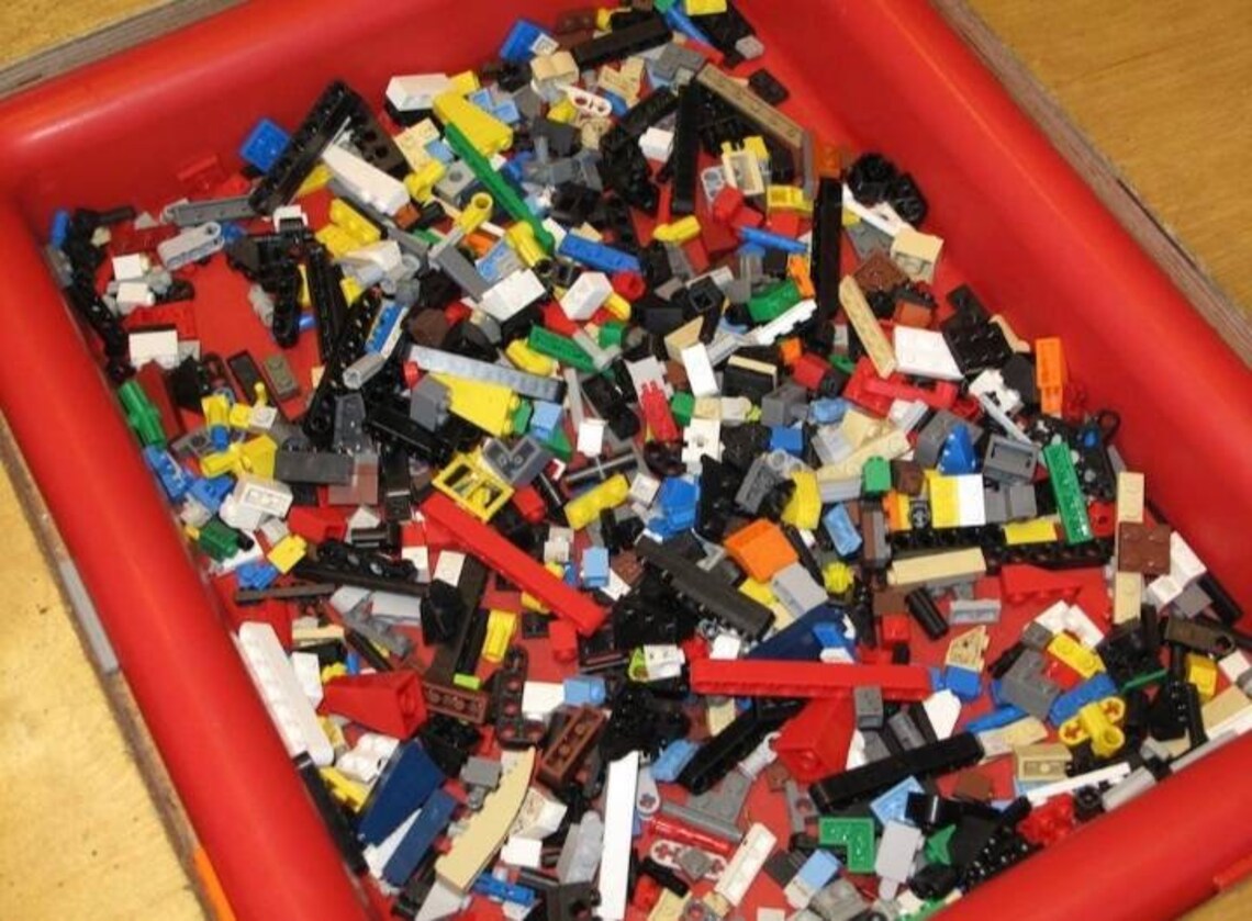 Lego 1 Pound Lot Brick Building Toy Etsy