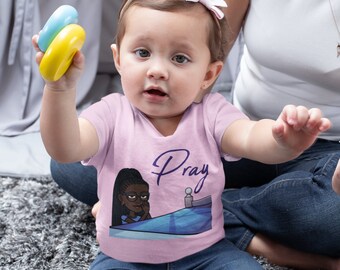 Pray Bitmoji Infant Girl Clothes, Infant Easter Shirt, Easter Gifts, Infant Easter Gifts, Christian Infant Clothes, Infant Girl Gifts Ideas