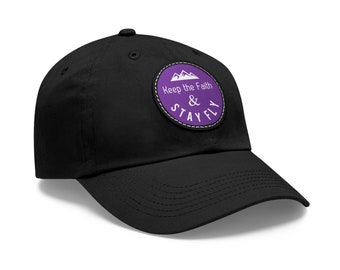 Keep The Faith & Stay Fly Christian Dad Hat, Christian Hats, Church Hats For Women, Mens Christian Hats, Spring Clothing, Christian Gifts