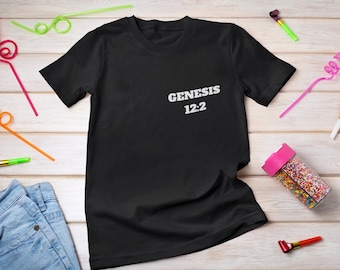 Genesis 12:2 Bible Verse Shirt, Christian Shirts, Minimalist, Church Outfits, Modest Fashion, Christian Gift, Mothers Day Gift, Church Shirt