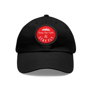 Keep The Faith & Stay Fly Christian Dad Hat, Christian Hats, Church Hats For Women, Mens Christian Hats, Spring Clothing, Christian Gifts image 2