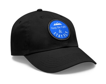 Keep The Faith & Stay Fly Christian Dad Hat, Christian Caps, Church Hats For Women, Mens Christian Hats, Spring Clothing, Christian Gifts