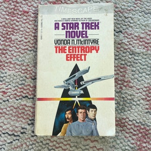 Vintage Star Trek Book, The Entropy Effect, Vonda McIntyre, Pocket Paperback, 1st Print, 1981