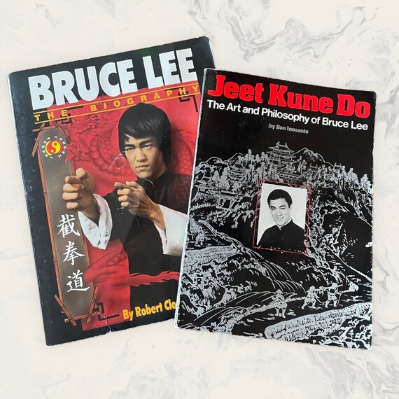 Vintage Bruce Lee Books Jeet Kune Do Biography Dan - Etsy