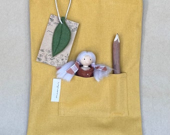 Kids MINI TOTE • Cotton Canvas • Outdoor Adventure Play • Nature Play • Sensory Play • Imagination • Australian Made