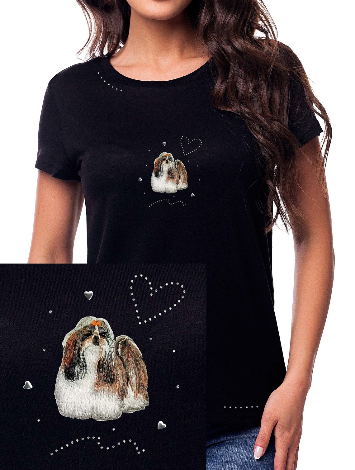 Shih Tzu Tshirt Etsy