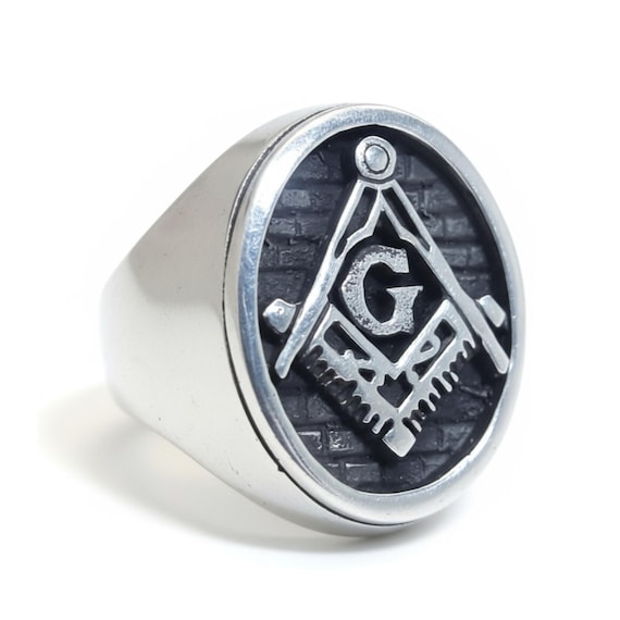 Gioiello Esoterico Argento Anello Occhio Di Dio Massoneria - Argento 925 Regolabile Con Teschio E Ossa Argento 925 Vintage - Foto 10