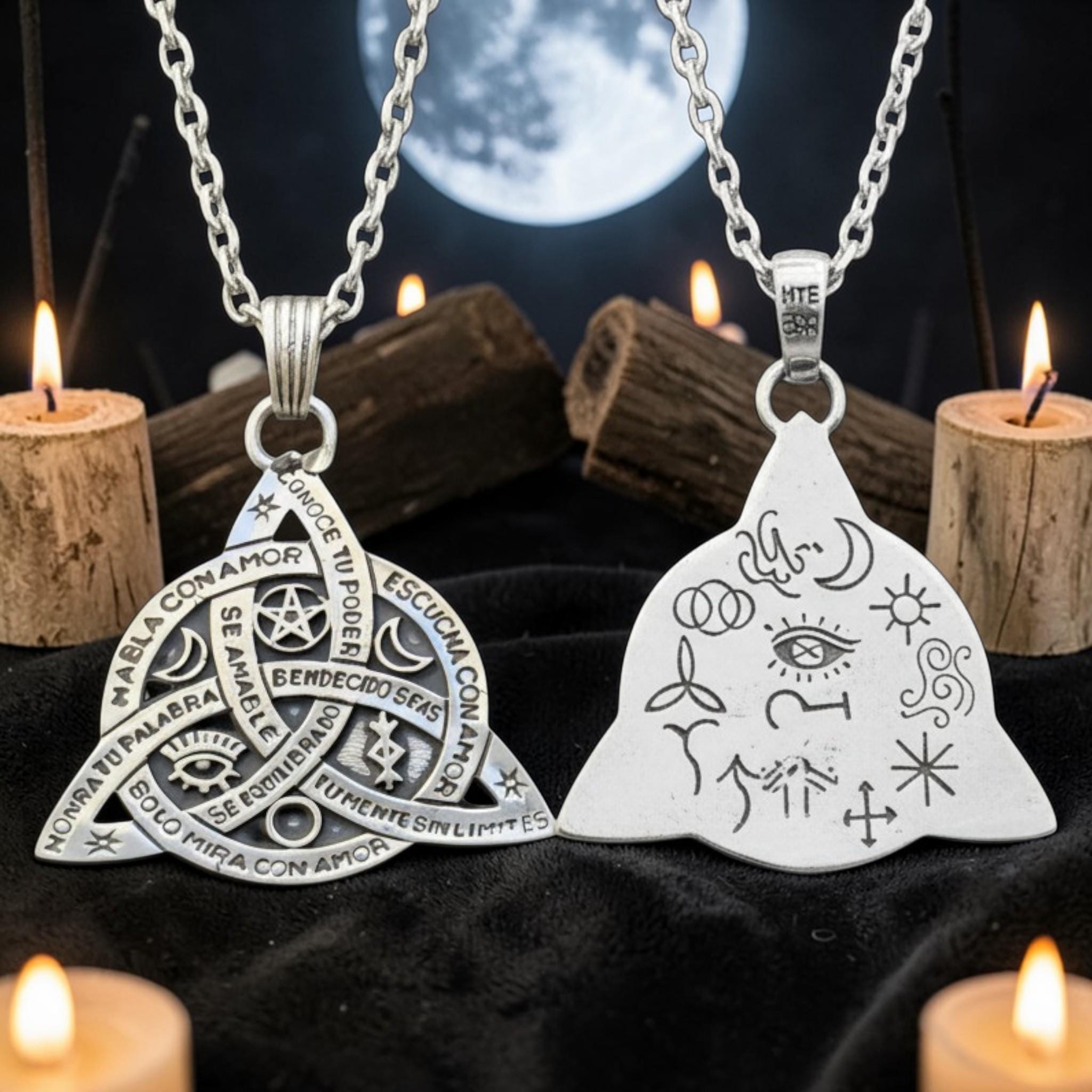 Good Witch Laws Knot Necklace and 13 Gypsy Runes Ancestral