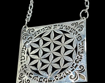 Kabbalah ANA BECOAJ Anhänger aus 925er Silber, handgefertigt, kanalisiert die Kraft des spirituellen Lichts