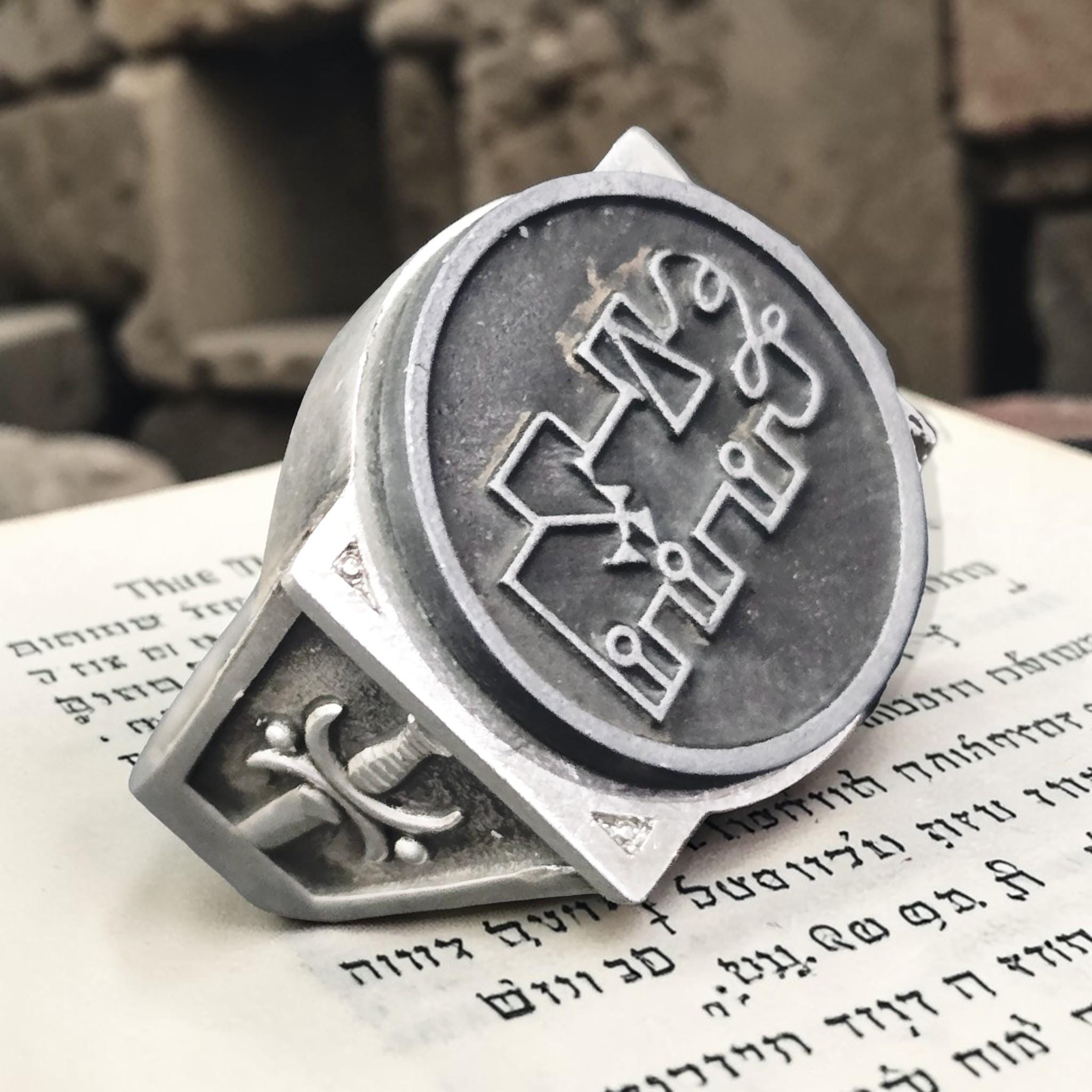 Marques Cimejes Ars Goetia Master's Sword Ring, 925 Sterling